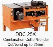 Click here for more about the DBC-25X portable rebar cutter and rebar bender